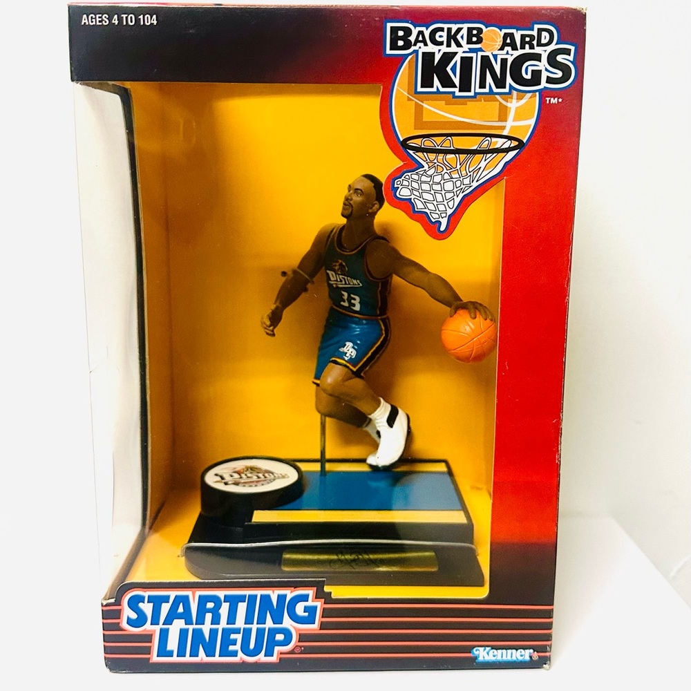GRANT HILL Starting Lineup SLU 1997
NBA BACKBOARD KINGS Figure Detroit
Pistons